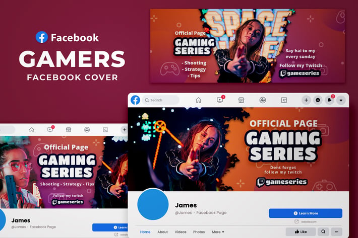  Facebook Cover - Gaming Fans Page