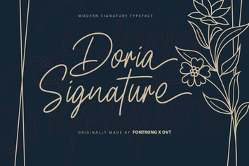 Doria Signature - A Modern Signature Typeface