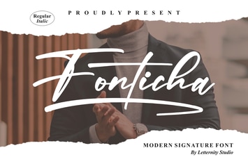 Fonticha Modern Signature Font