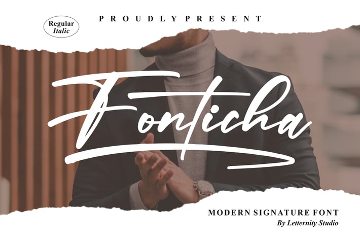 Fonticha Modern Signature Font