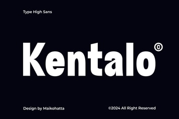 Kentalo - Modern Sans Serif Font