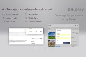 Login lightbox wordpress - easy login / register w