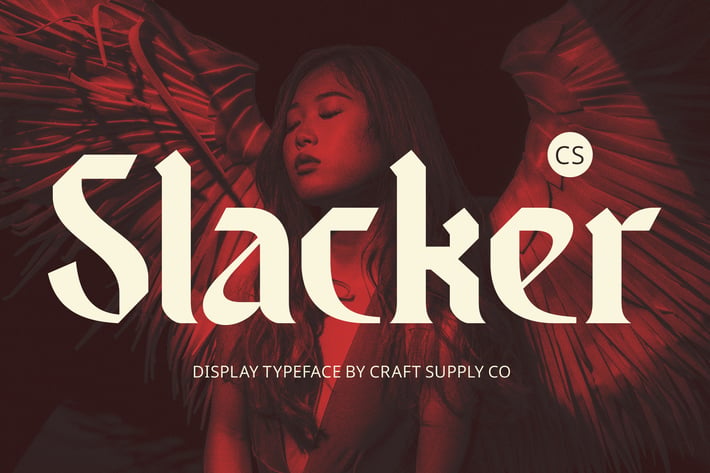 Slacker – Blackletter Font
