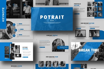 Potrait - Business Keynote Template
