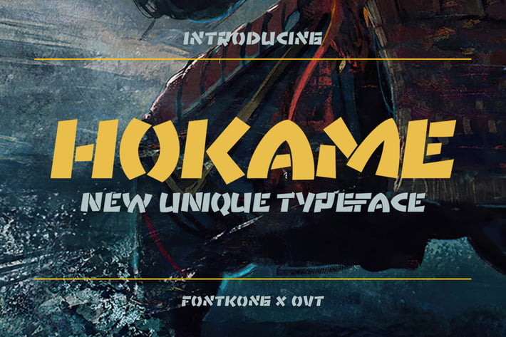 Hokame - New Unique Typeface