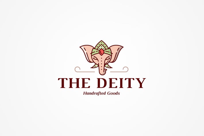Indian Elephant Logo Template