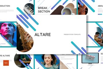 Altare - Musical Instrument Powerpoint Template