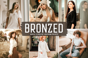 Bronzed Mobile & Desktop Lightroom Presets