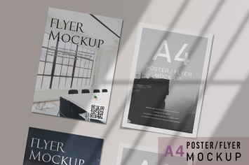 A4 Flyer Mockups V.3