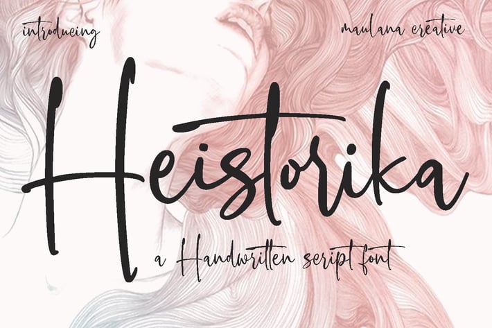 Heistorika Signature Script Font