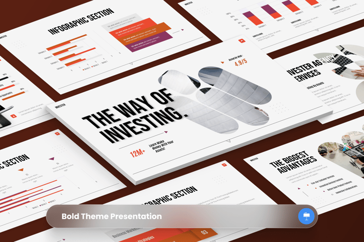 Invester - Bold Theme Keynote Template