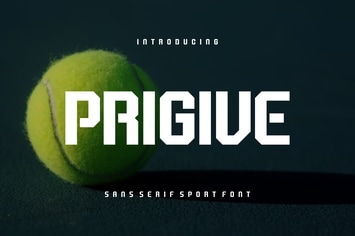 Prigive Font