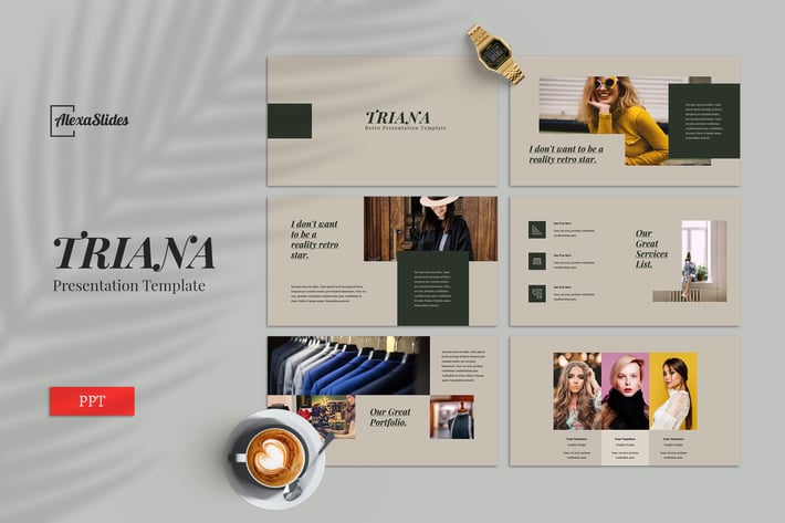 Triana - Minimal Powerpoint Template
