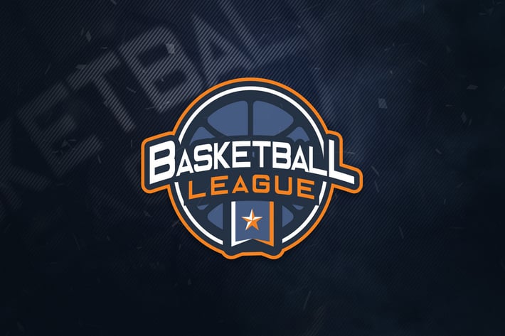 Basketball League Sports Logo