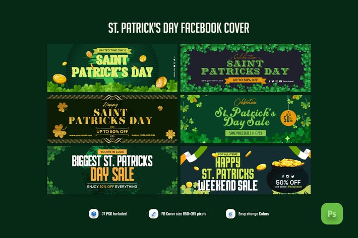 St. Patrick's Day Facebook Cover