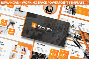 Ruwangan - Working Space Powerpoint Template