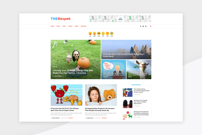 TheRespek - Viral Magazine Template