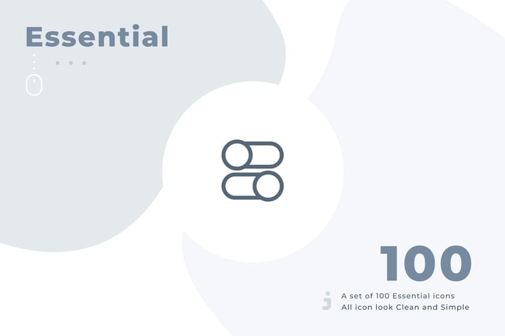 100 Essential icon set - Material