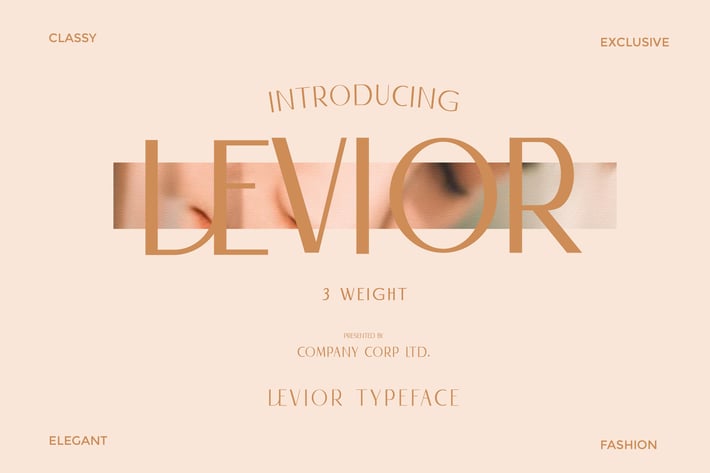 Levior en Rose - Classy  Typeface