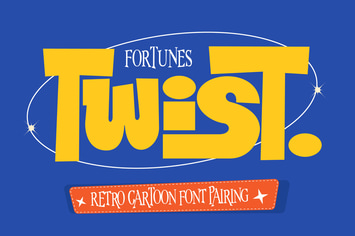 Cd Retro Twist Font Pair