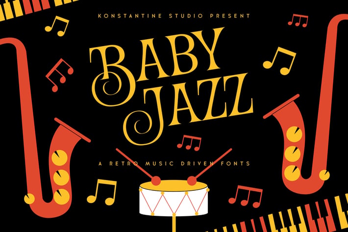 Baby Jazz - Retro Fonts