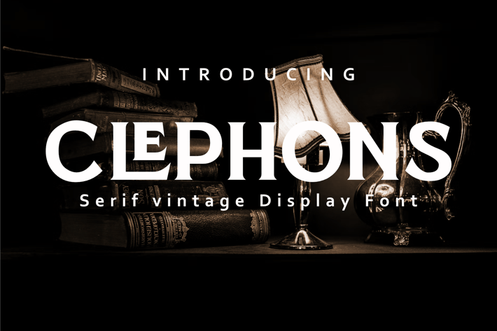 Clephons - Serif Vintage Display