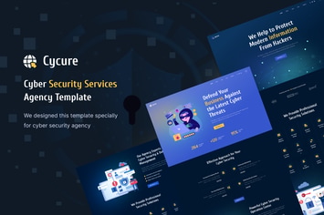 Cycure – Cyber Security Services React Next js