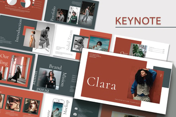 CLARA - Fashion Keynote Template