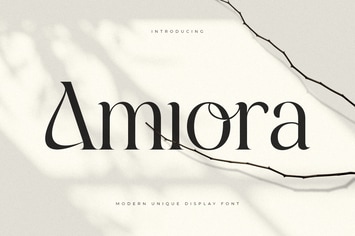 Amiora - Modern Unique Display Font