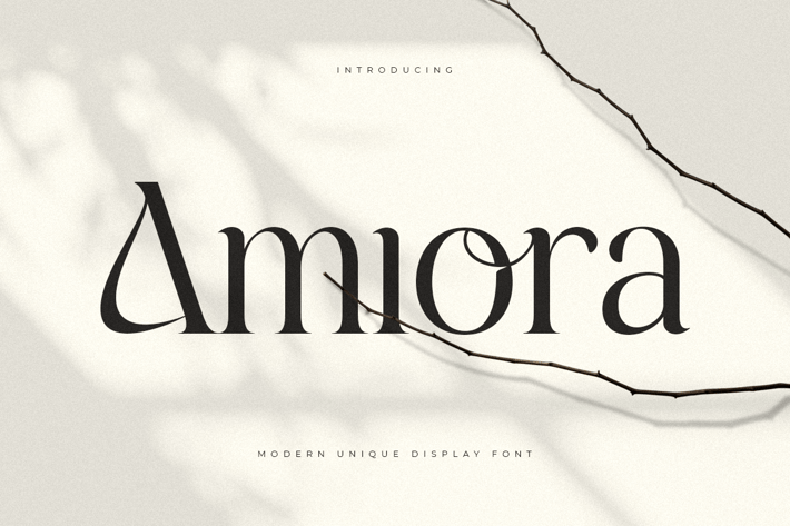 Amiora - Modern Unique Display Font