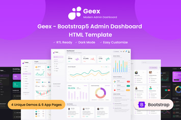 Geex - Bootstrap5 Admin Dashboard HTML Template 