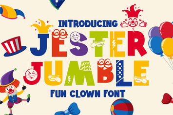 Jester Jumble - Fun Clown Font