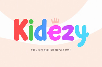 Kidezy - Cute Handwritten Display Font