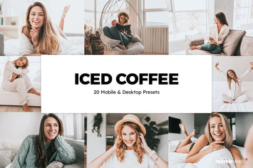 20 Iced Coffee Lightroom Presets & LUTs
