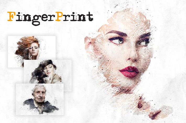 Fingerprint CS4+ Photoshop Action