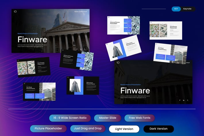 Finware - Bank & Finance Keynote Template
