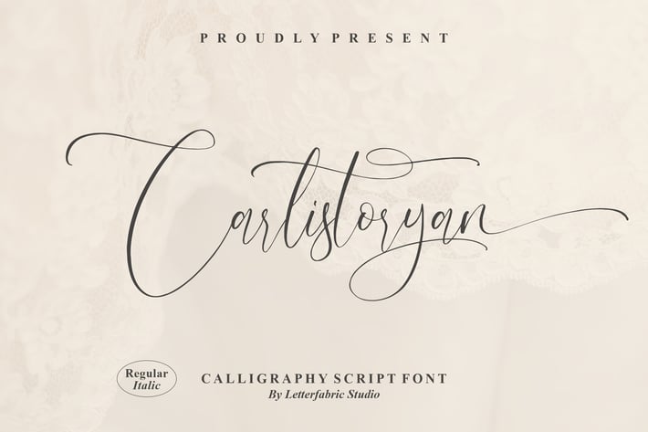Carlistoryan Calligraphy Script Font