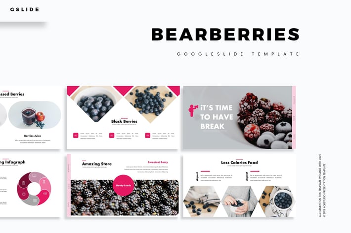Bearberries - Google Slides Template