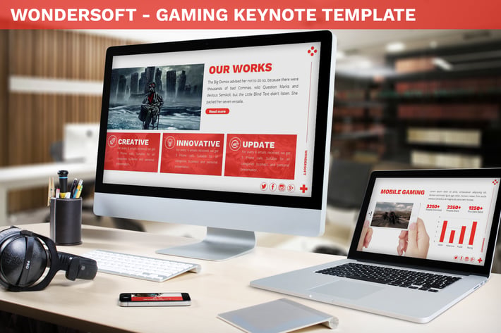 Wondersoft - Gaming Keynote Template