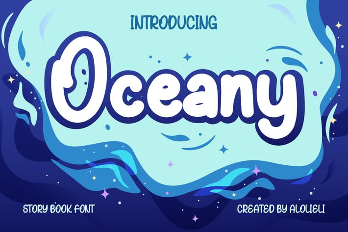 Oceany - Story Books Font