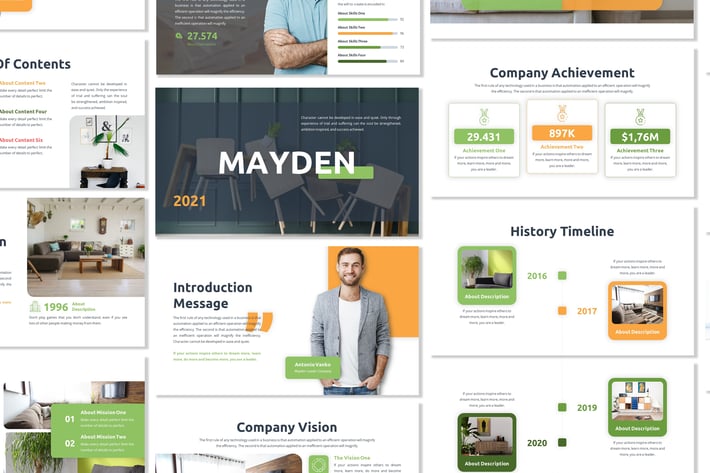 Mayden - Business Template Prensentation
