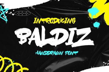 Baldiz Handdrawn Font