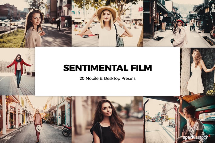 20 Sentimental Film Lightroom Presets & LUTs
