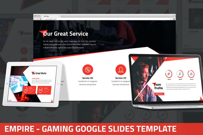 Empire - Gaming Google Slides Template
