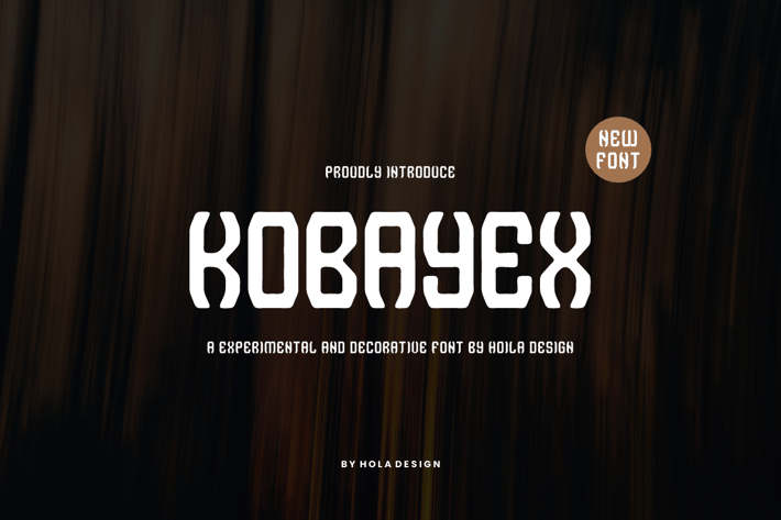 Kobayex -  Decorative Font