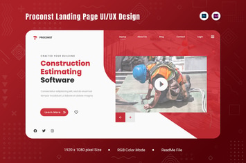 Proconst Landing Page