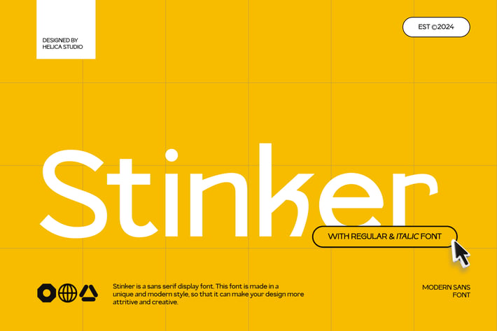 Stinker Modern Sans Display Font