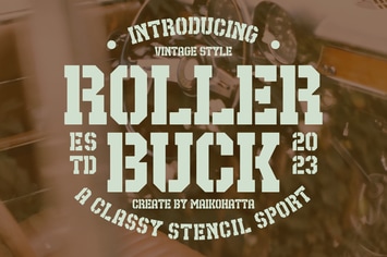 Roller Buck - Classy Stencil Sport