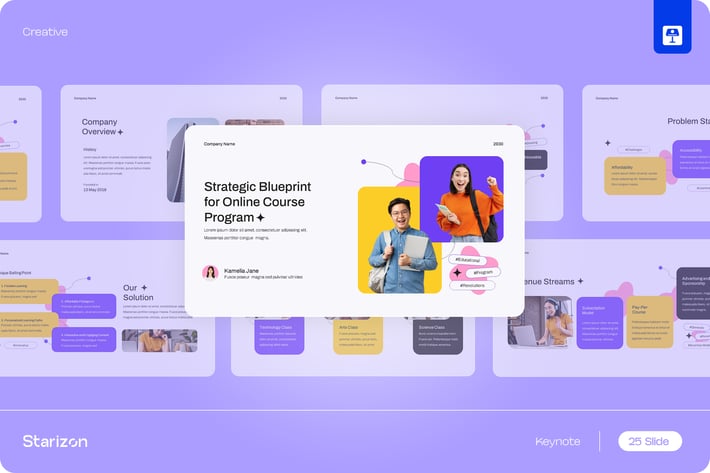 Colorful Creative Pitch-Deck Powerpoint • 002