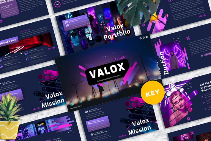 Valox - Gaming Keynote Template